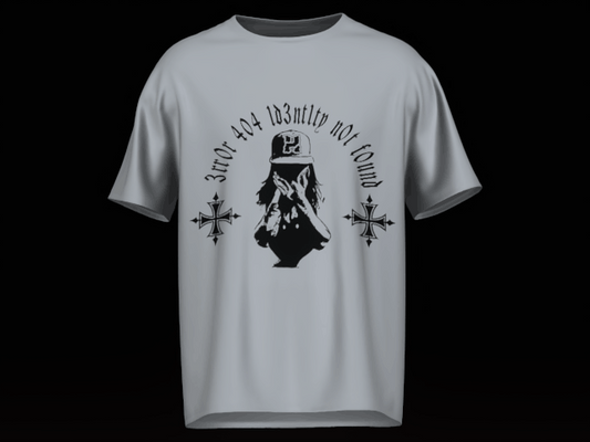 3RR0R 404 1D3NT1TY N0T FOUND TEE
